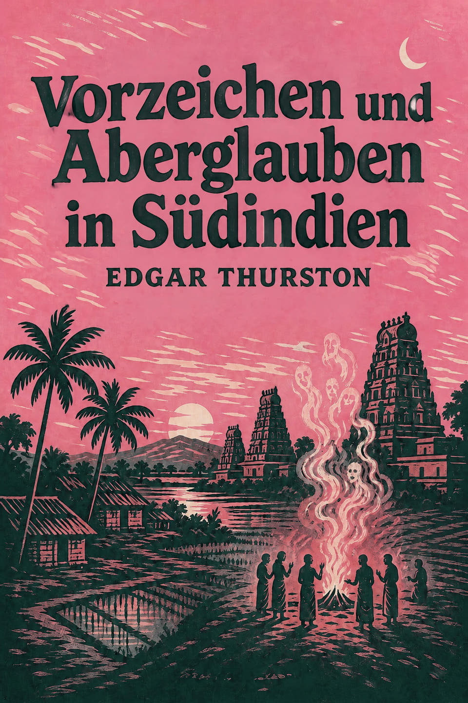 Omens and Superstitions of Southern India by Edgar Thurston, the cover