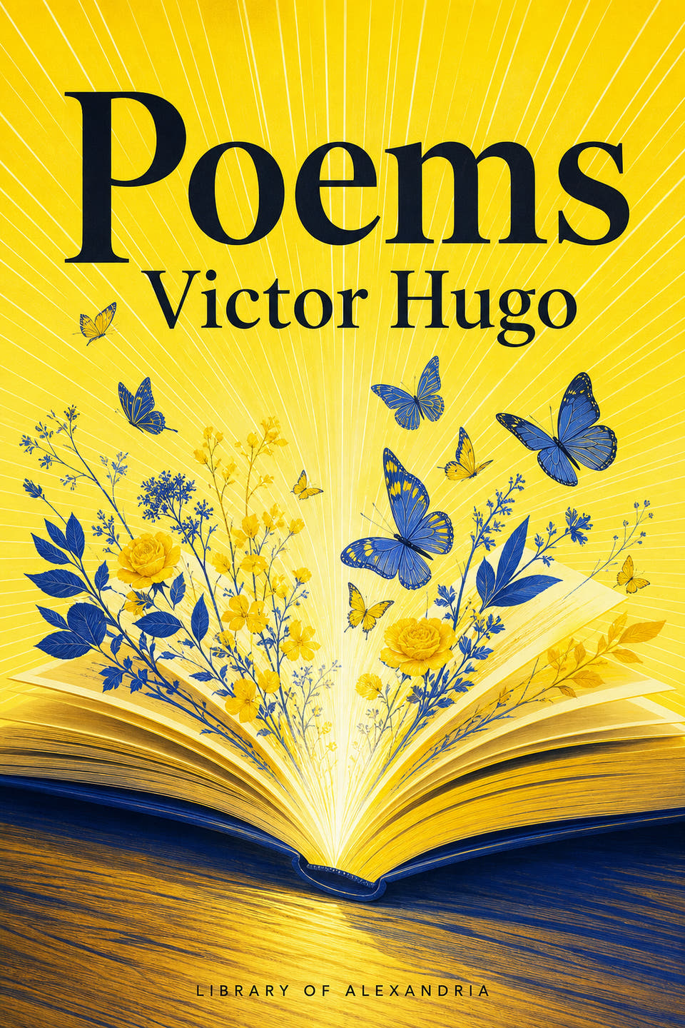 Poems by Victor Hugo, the cover