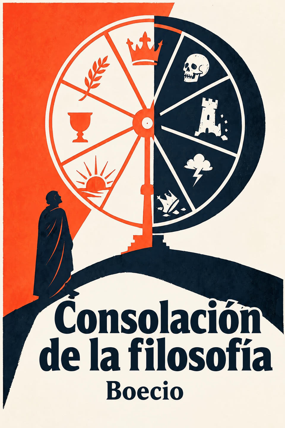 Consolación de la filosofía by Boecio, the cover