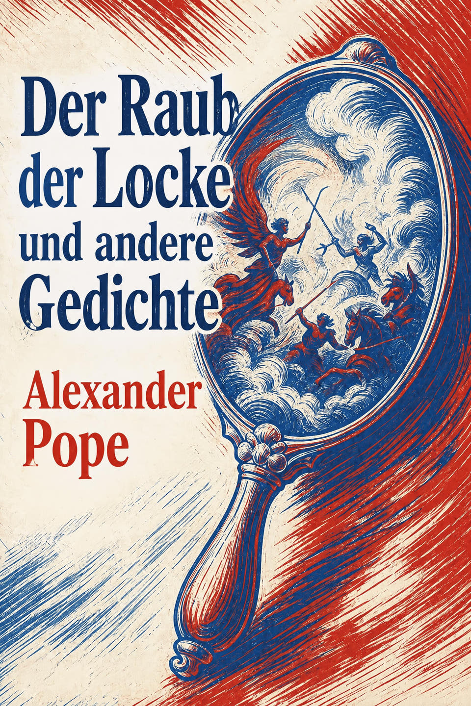 Der Raub der Locke und andere Gedichte by Alexander Pope, the cover