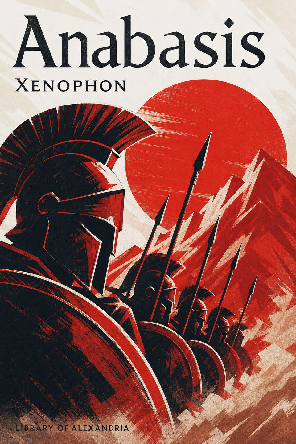 Anabasis by Xenophon, the cover