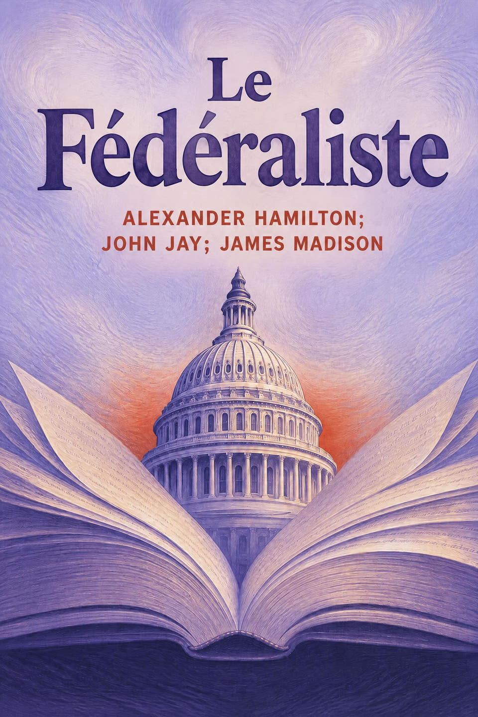 Le Fédéraliste by Alexander Hamilton ; John Jay ; James Madison, the cover