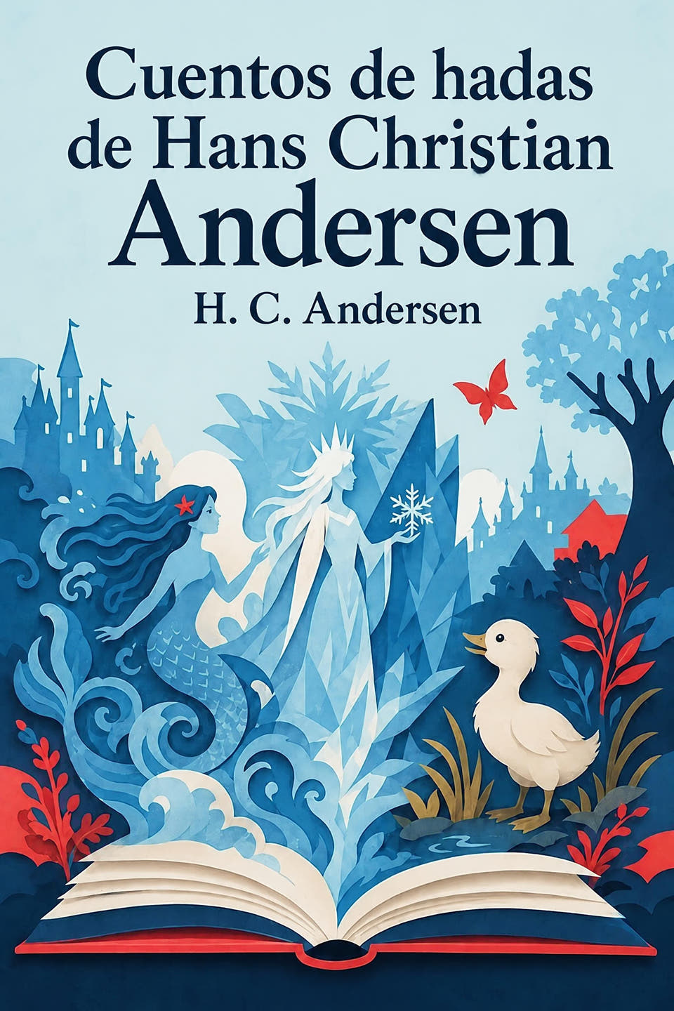 Cuentos de hadas de Hans Christian Andersen by H. C. Andersen, the cover