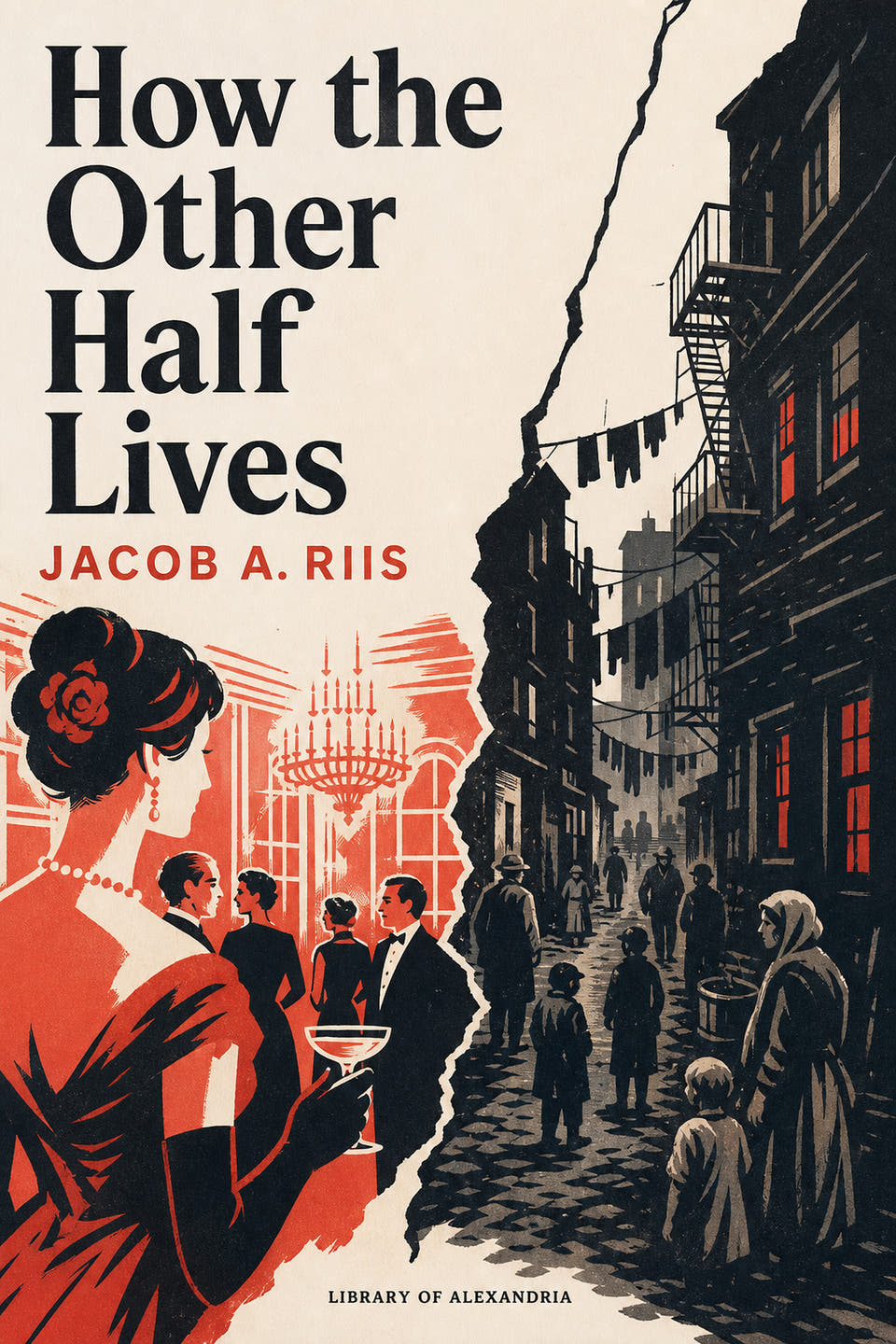 How the Other Half Lives by Jacob A. Riis, the cover