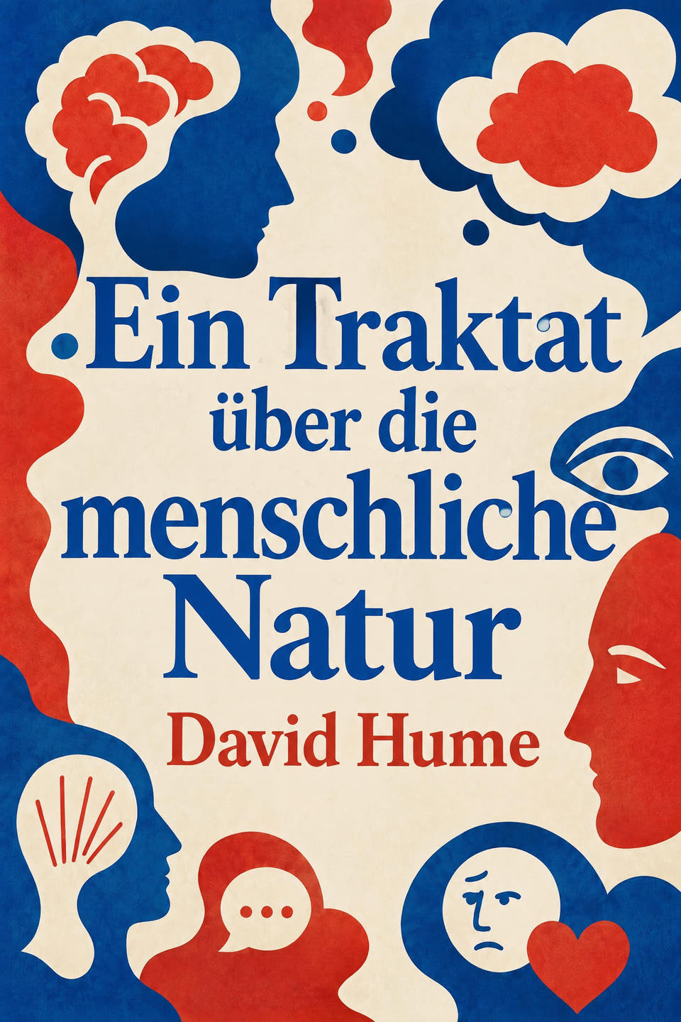 Ein Traktat über die menschliche Natur by David Hume, the cover