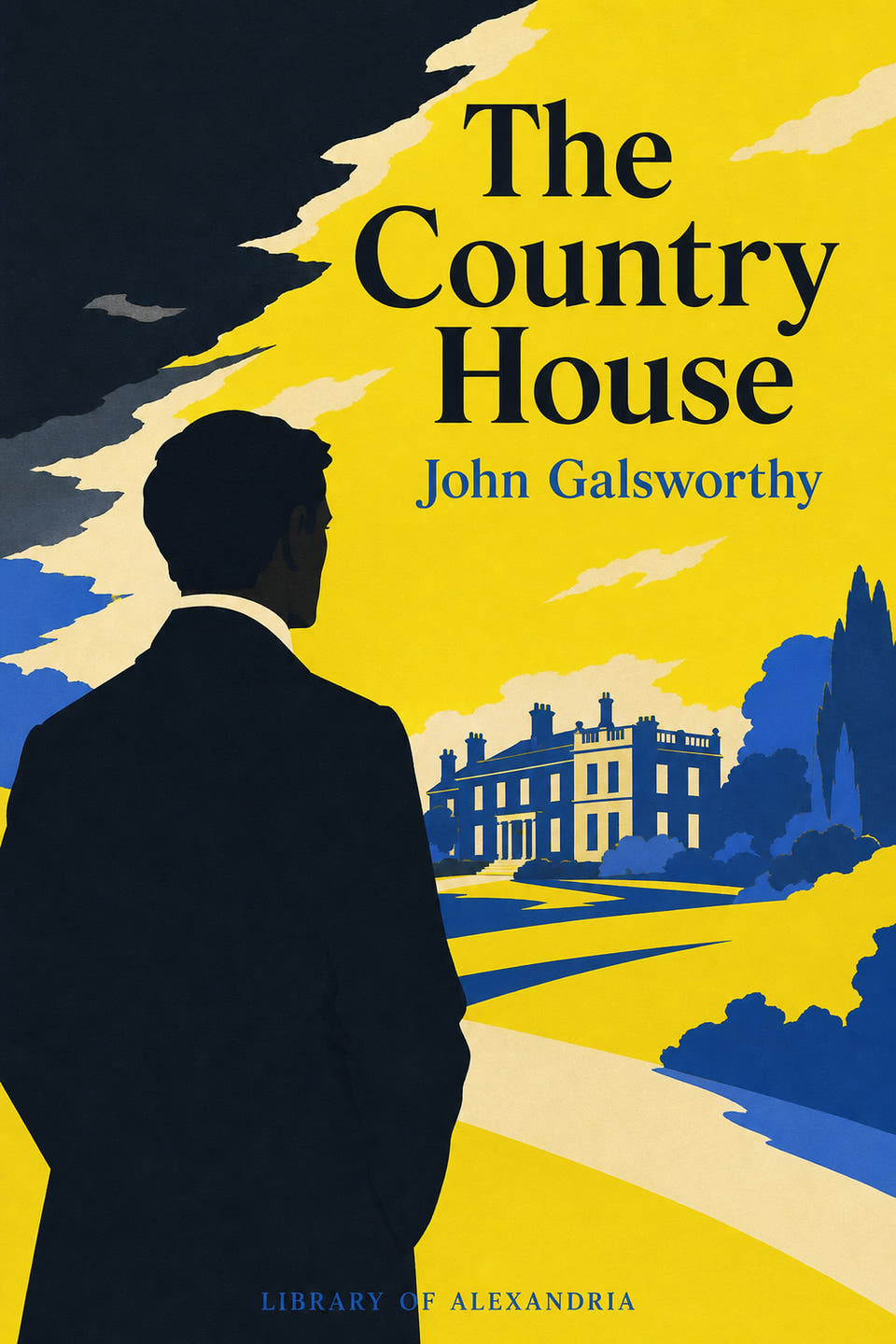 The Country House by John Galsworthy, the cover