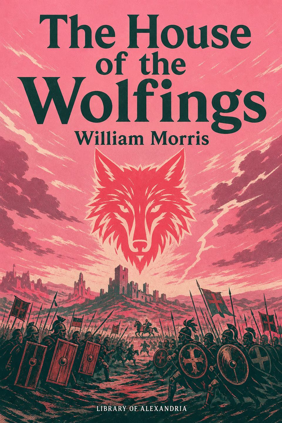 The House of the Wolfings by William Morris, the cover