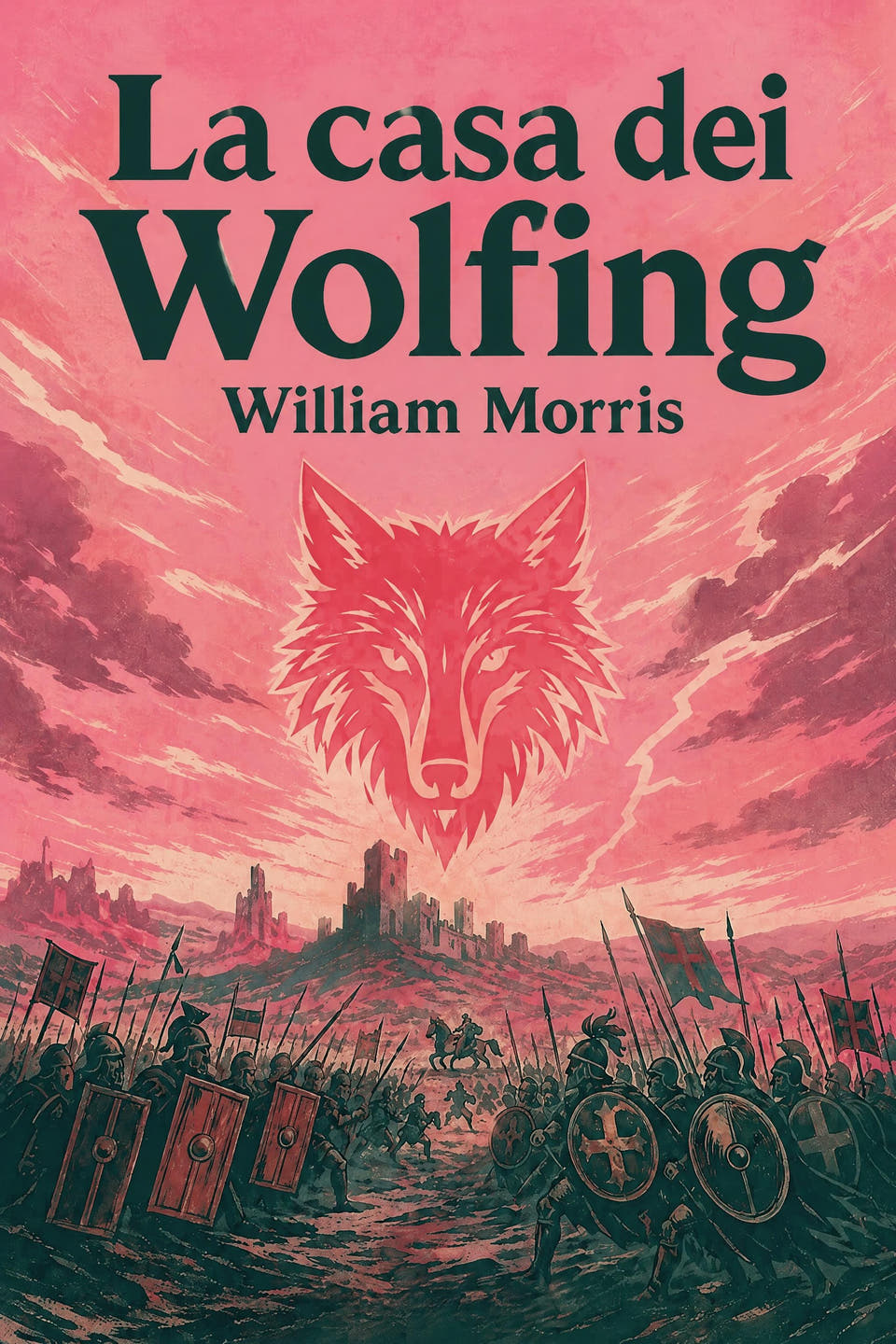 La casa dei Wolfing by William Morris, the cover