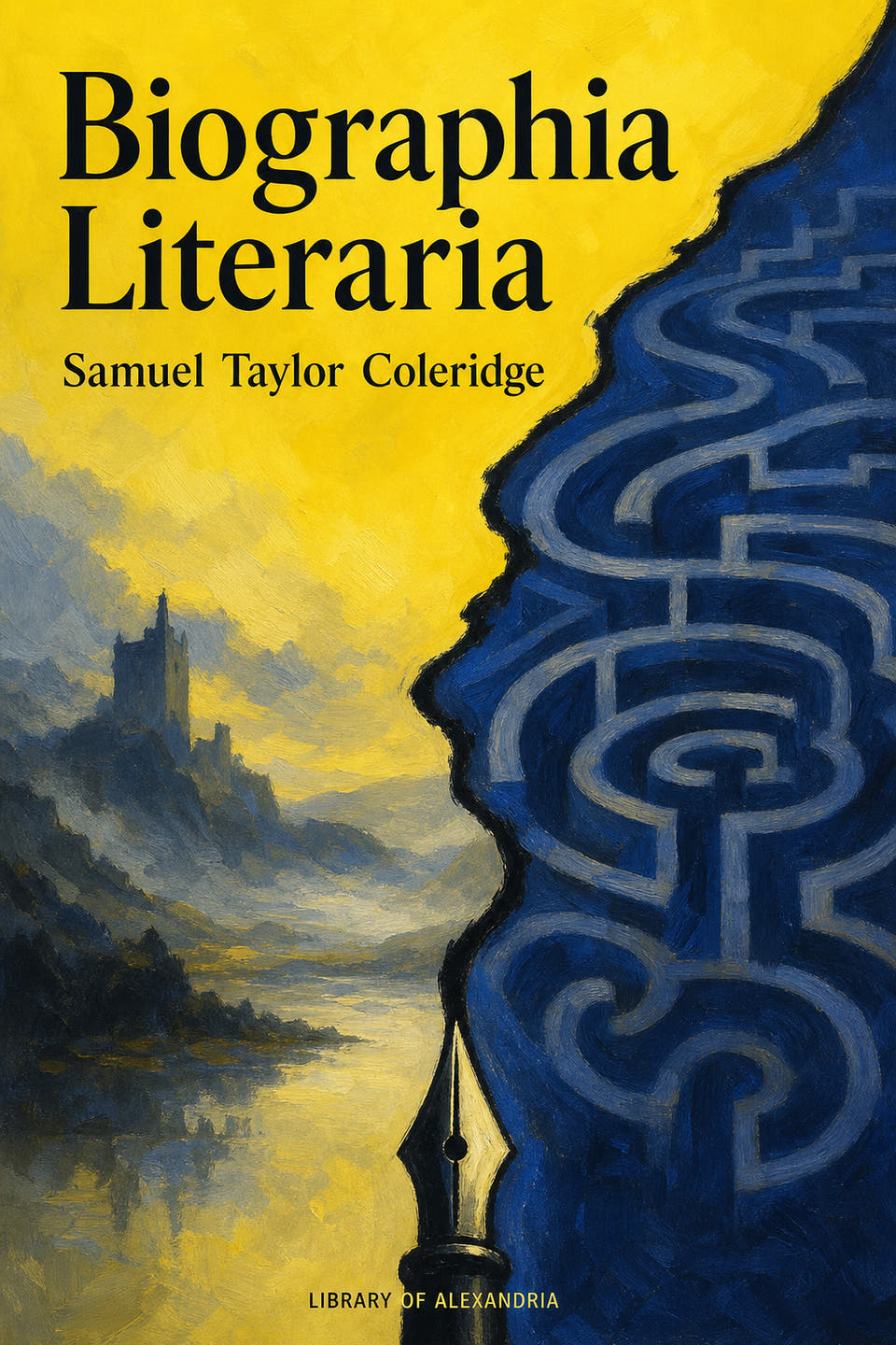 Biographia Literaria by Samuel Taylor Coleridge, the cover