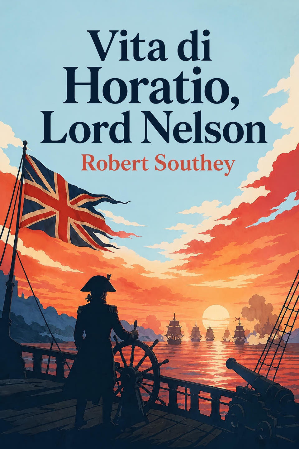 Vita di Horatio, Lord Nelson by Robert Southey, the cover
