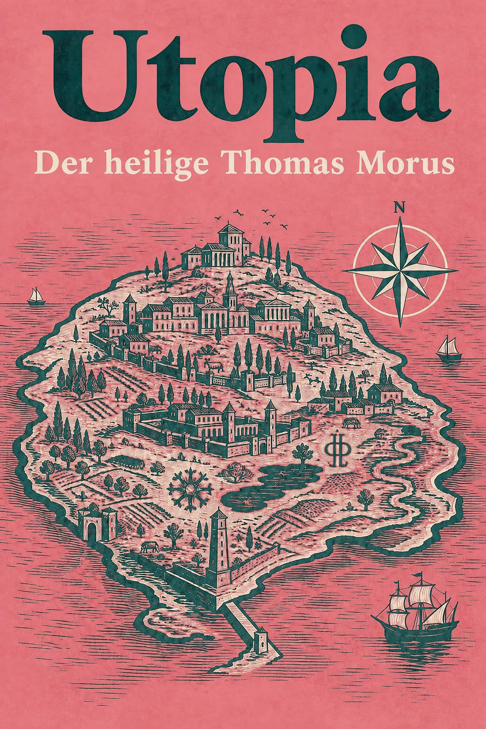 Utopia by Thomas More, the cover