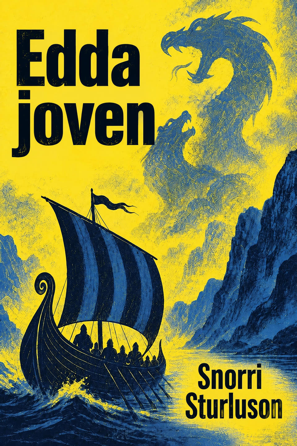 Edda joven by Snorri Sturluson, the cover
