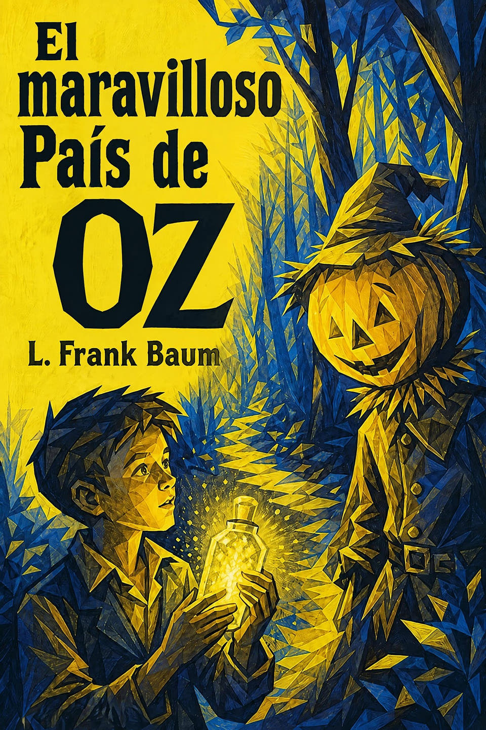 Portada de The Marvelous Land of Oz, de L. Frank Baum
