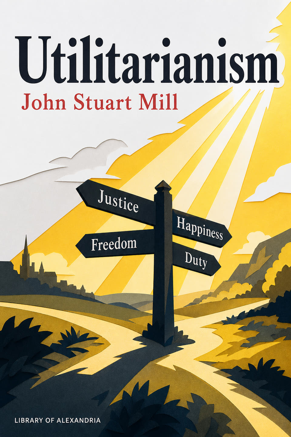 Utilitarismo by John Stuart Mill, the cover