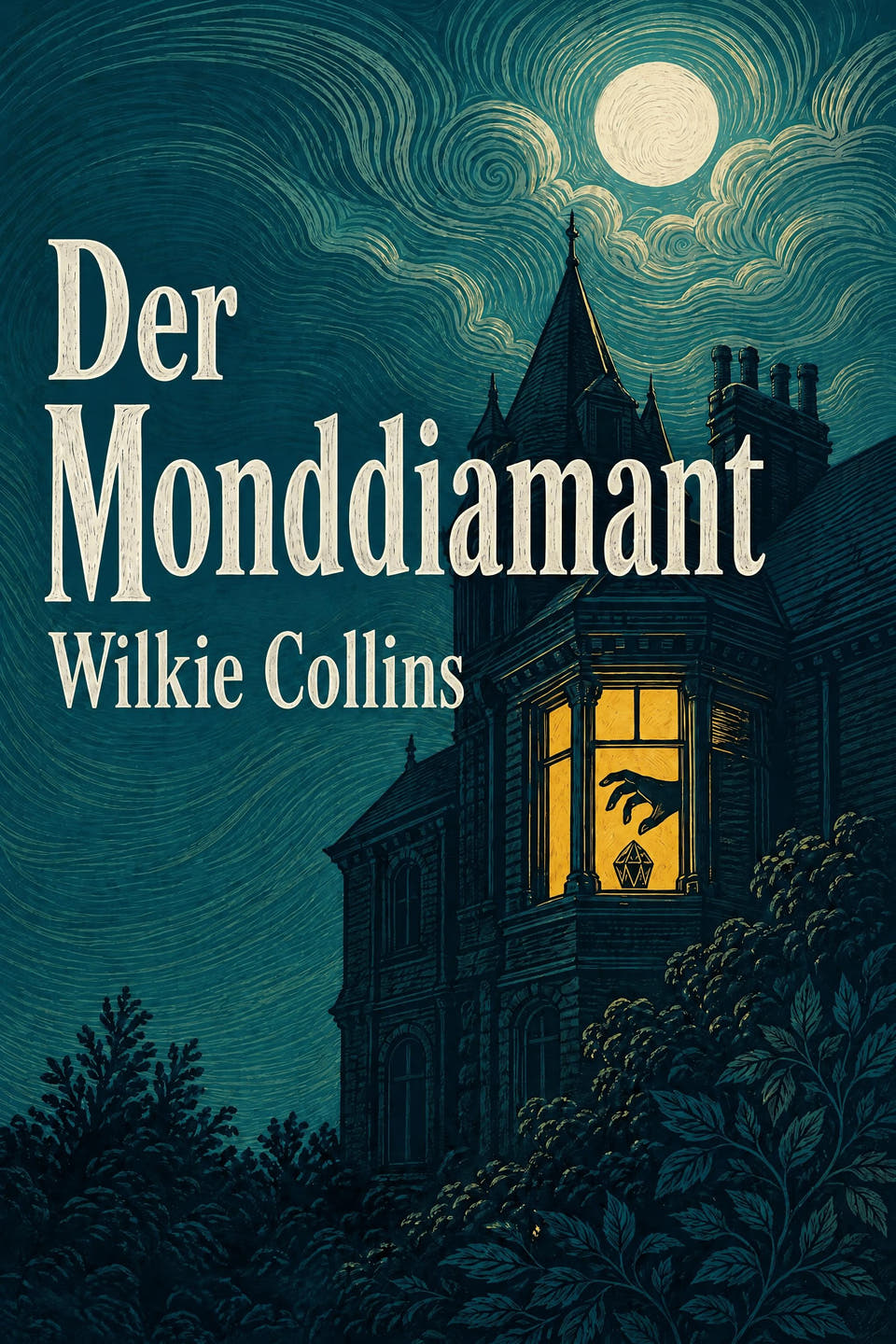 Der Monddiamant by Wilkie Collins, the cover