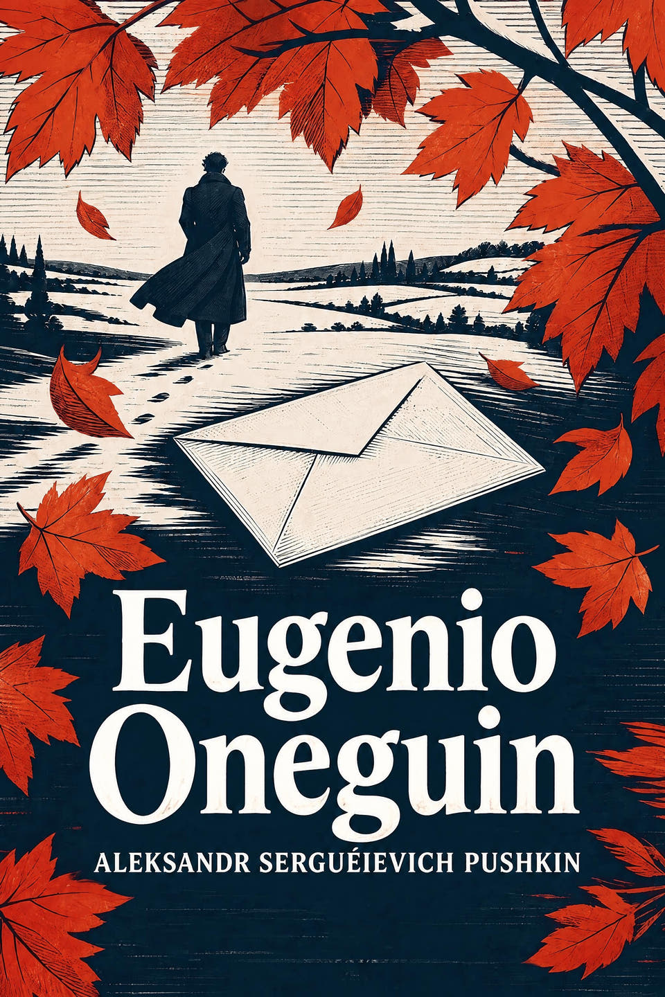 Eugenio Oneguin by Aleksandr Serguéievich Pushkin, the cover
