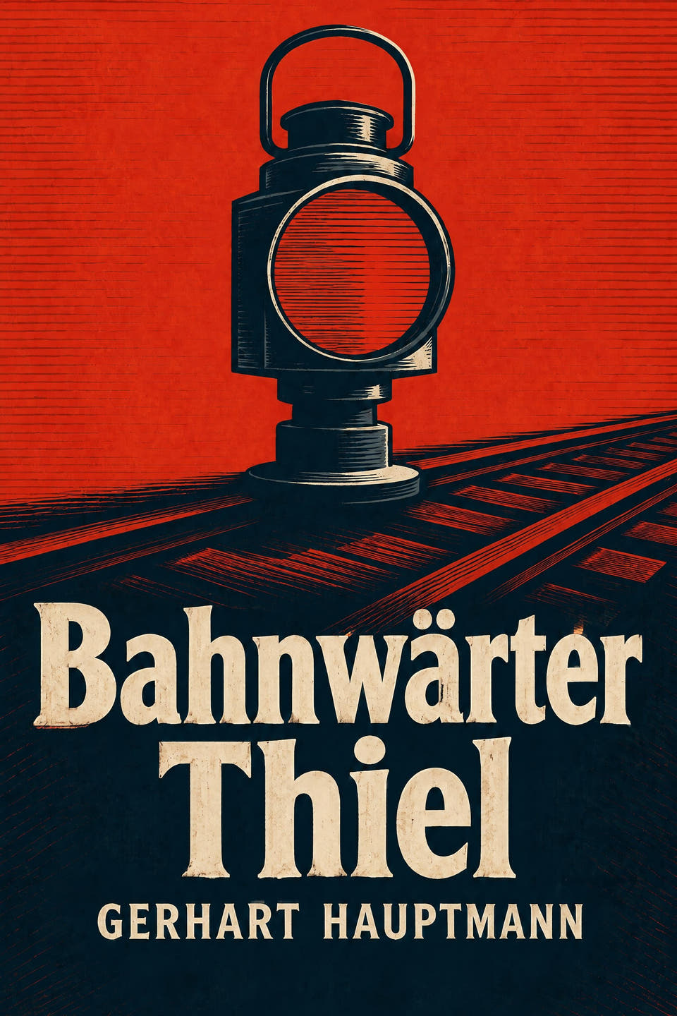 Bahnwärter Thiel by Gerhart Hauptmann, the cover