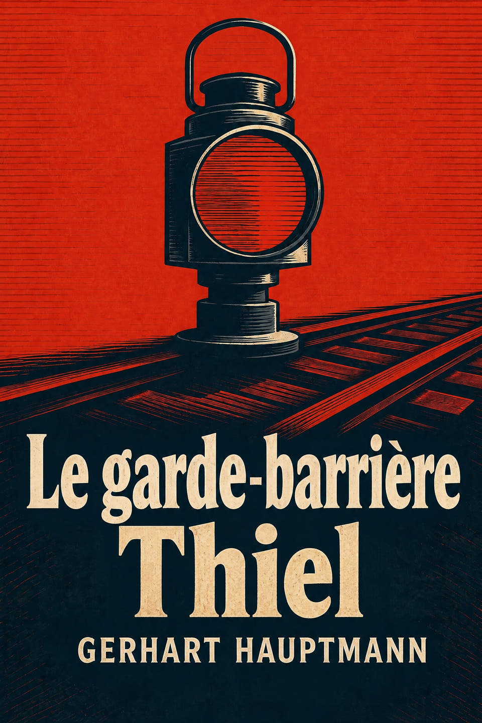 Le garde-barrière Thiel by Gerhart Hauptmann, the cover