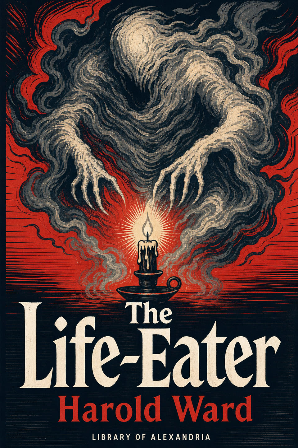 The Life-Eater by Harold Ward, the cover