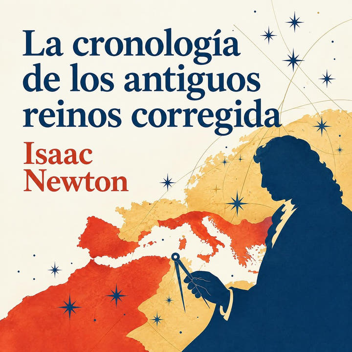 La cronología de los antiguos reinos corregida, portada del audiolibro