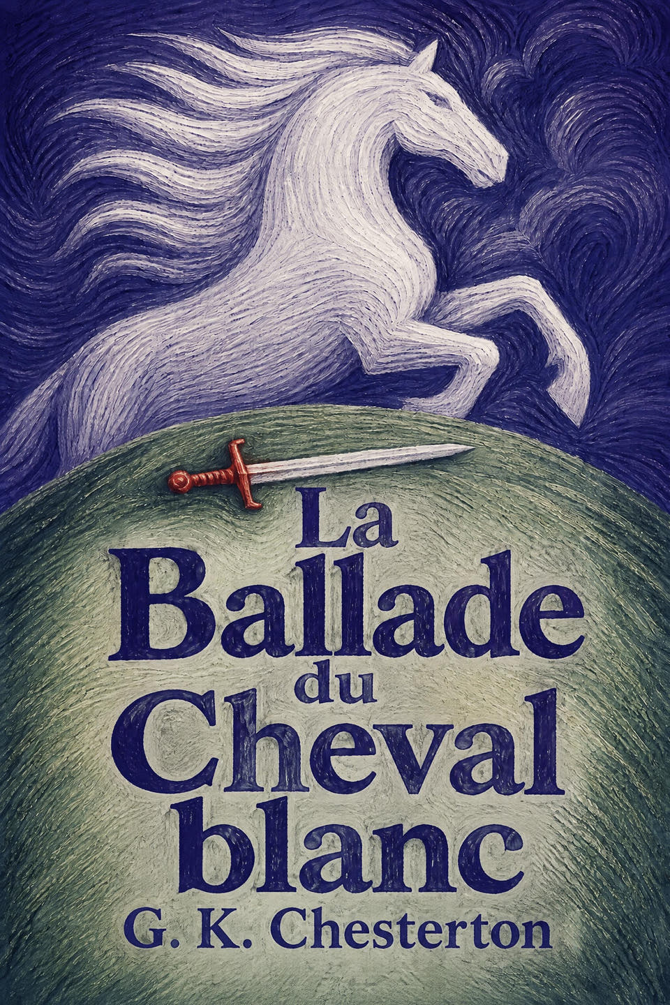 The Ballad of the White Horse by G. K. Chesterton, the cover