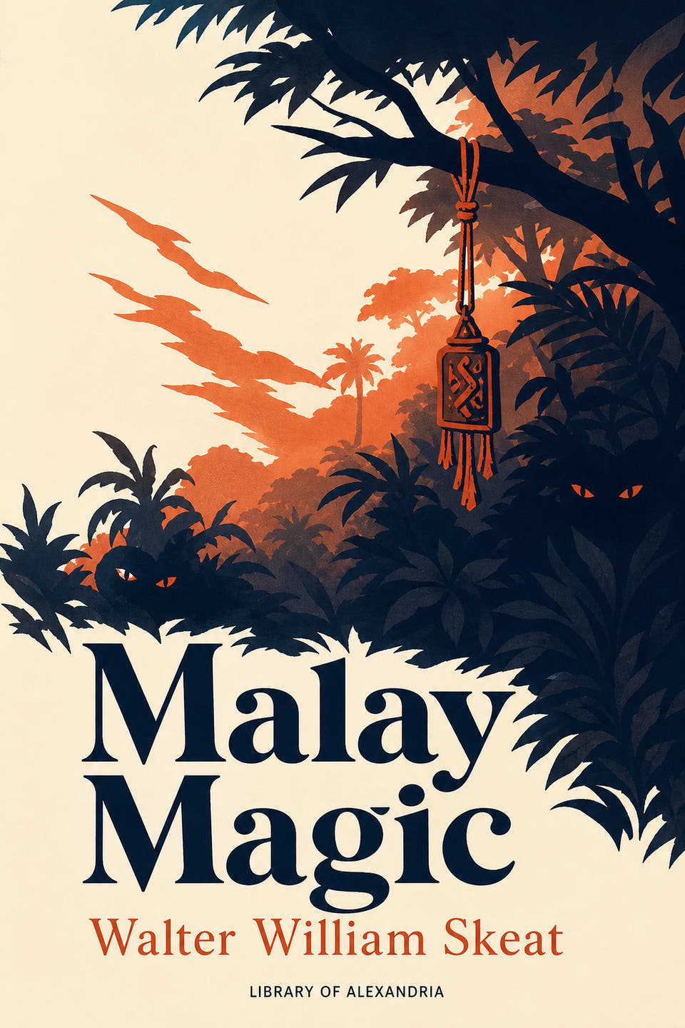 Malay Magic by Walter William Skeat, the cover