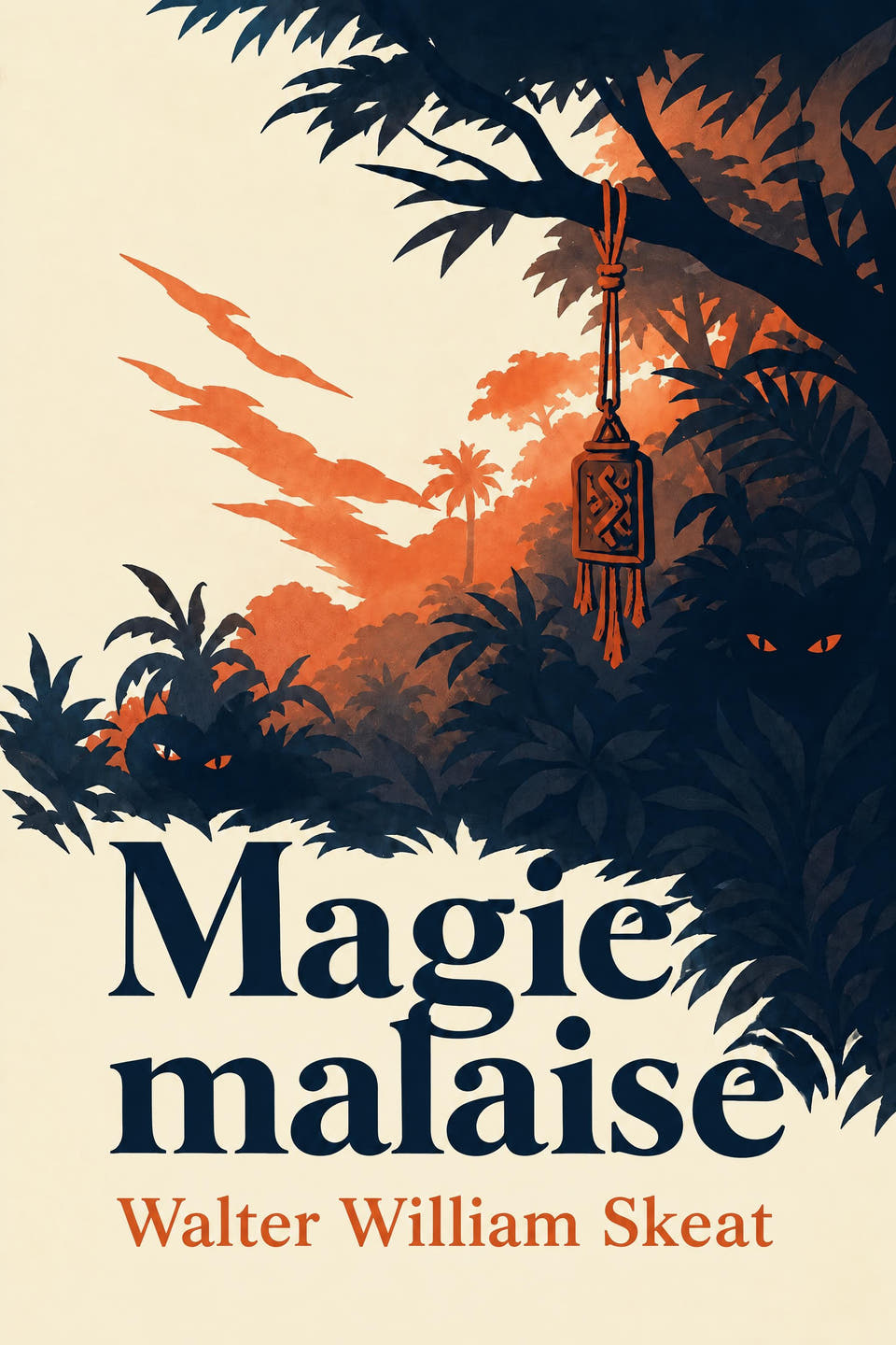 Magie malaise by Walter William Skeat, the cover