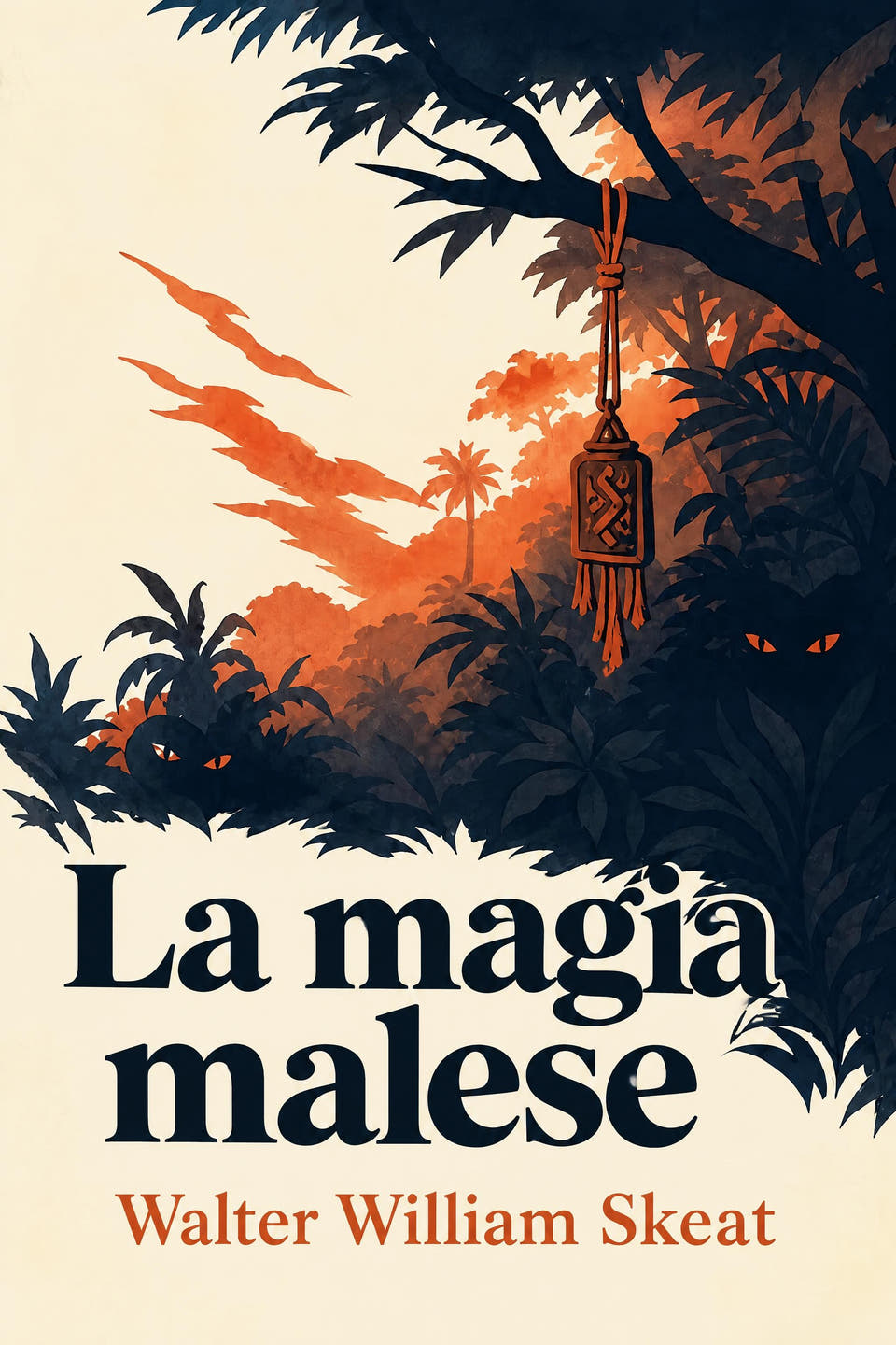 La magia malese by Walter William Skeat, the cover