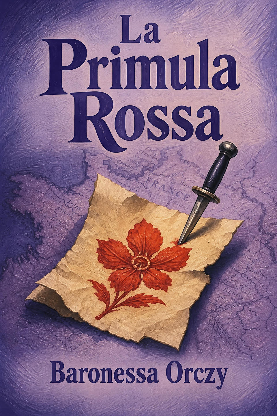 La Primula Rossa by Baronessa Orczy, the cover