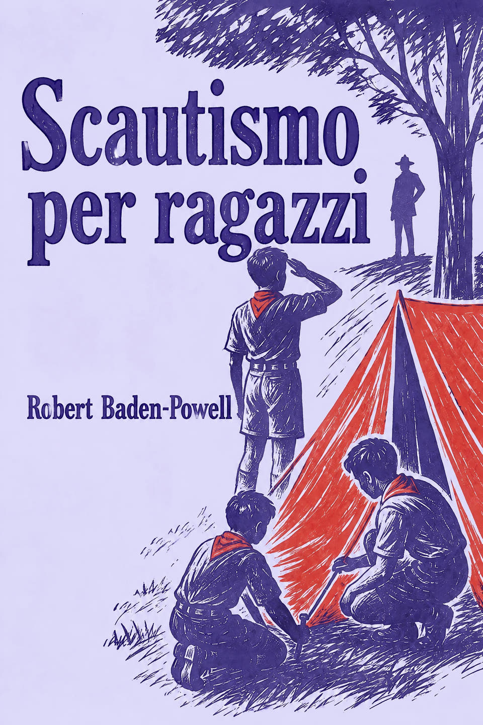 Scautismo per ragazzi by Robert Baden-Powell, the cover