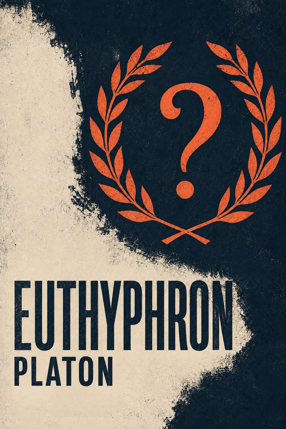 Euthyphro by Plato, the cover