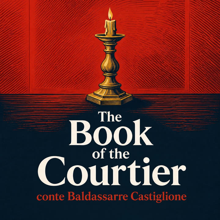 The Book of the Courtier, the audiobook cover