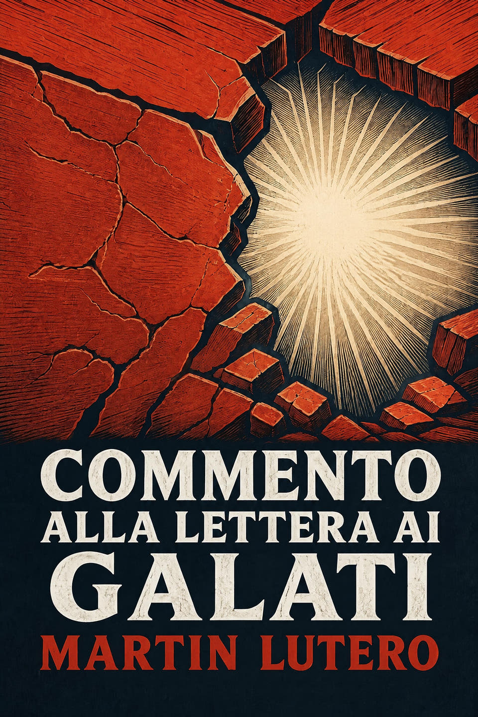 Commento alla Lettera ai Galati by Martin Lutero, the cover