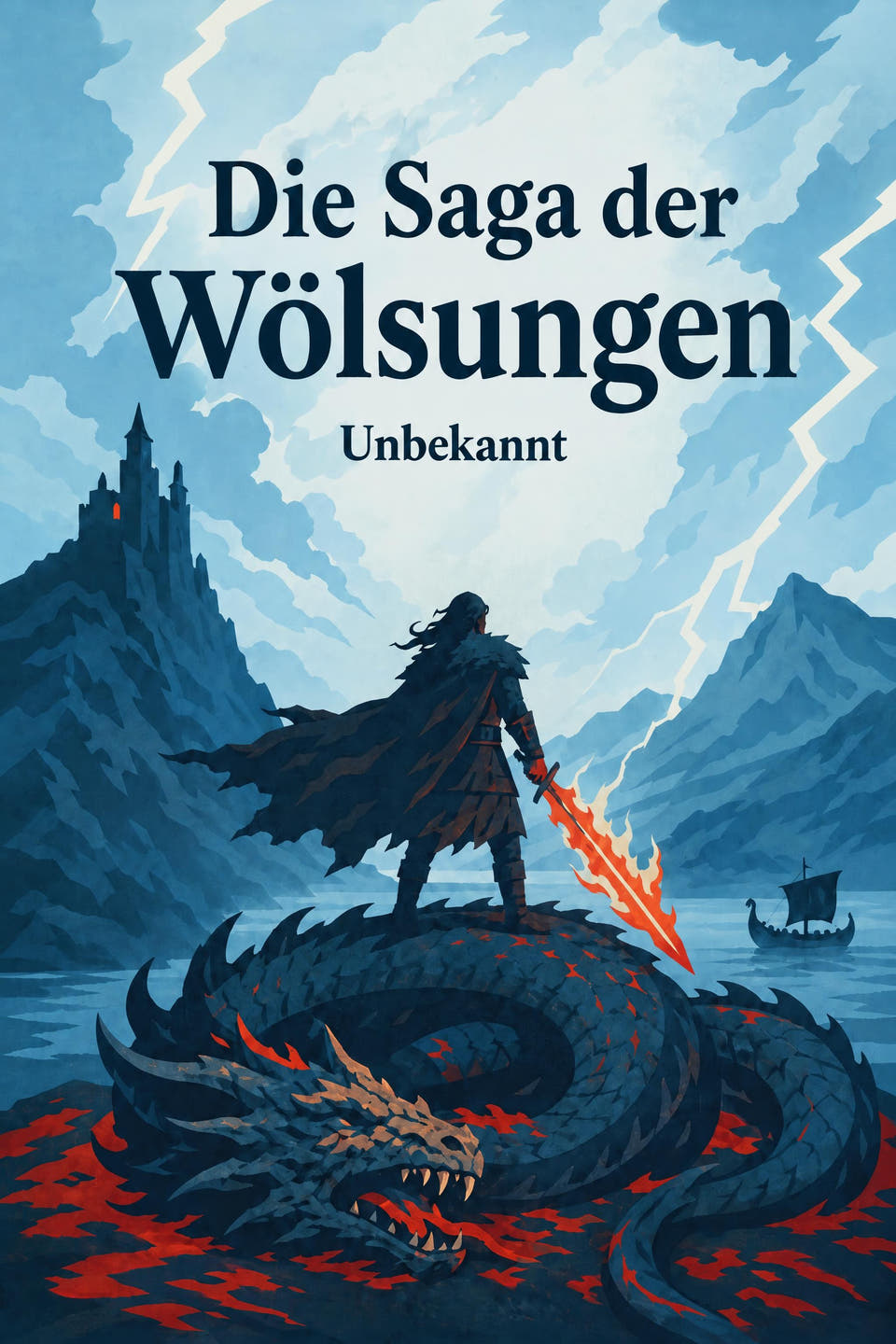Die Saga der Wölsungen by Unbekannt, the cover