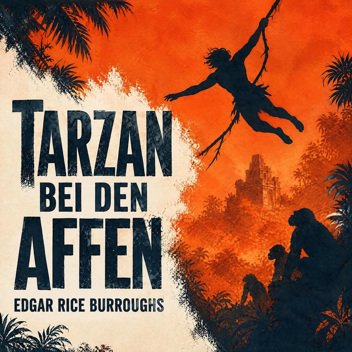 Tarzan of the Apes, the audiobook cover