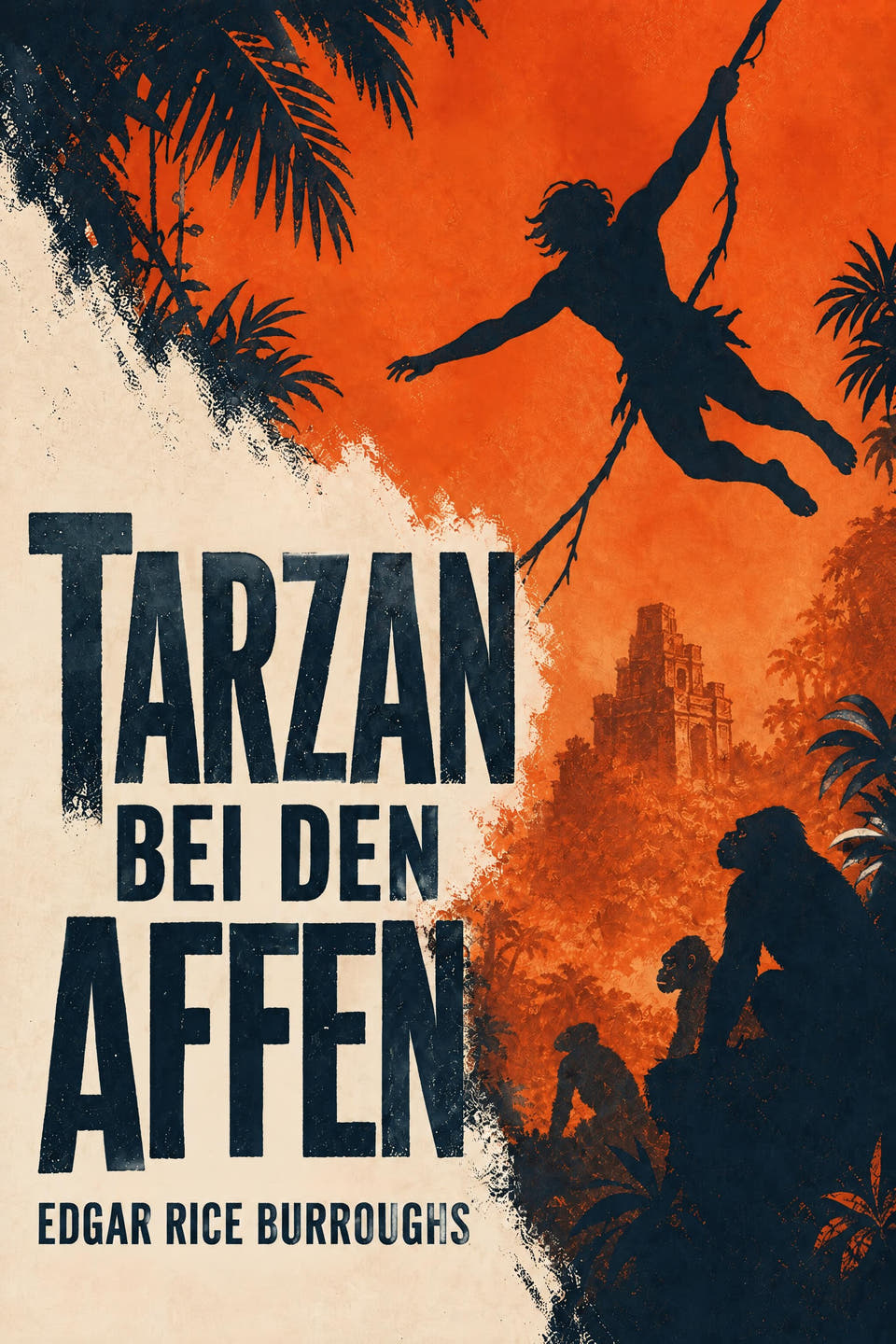 Tarzan of the Apes by Edgar Rice Burroughs, the cover