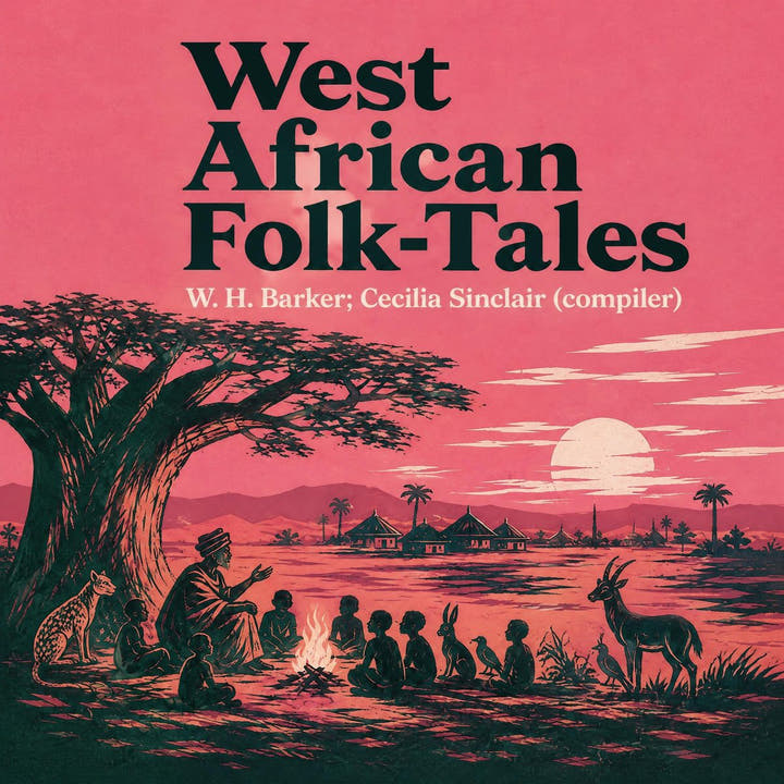 West African Folk-Tales, the audiobook cover