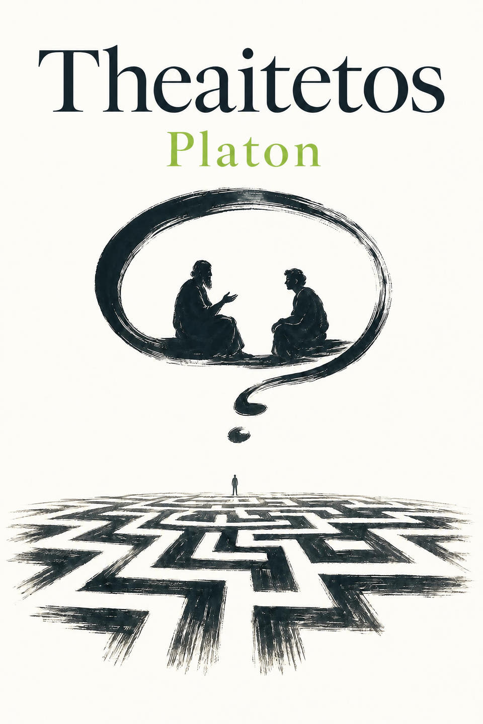 Theaitetos by Platon, the cover