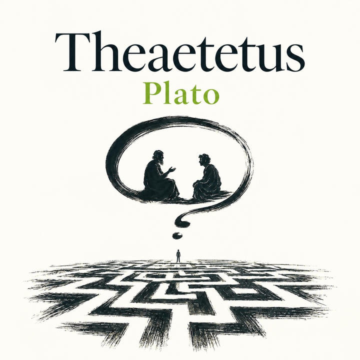 Theaitetos, the audiobook cover