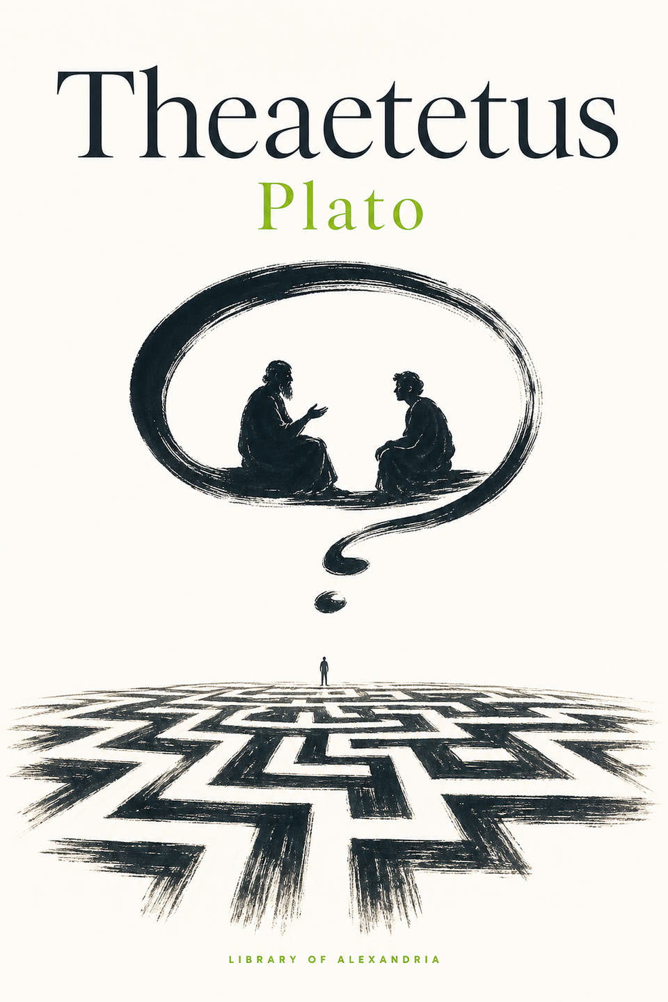 Theaetetus by Plato, the cover