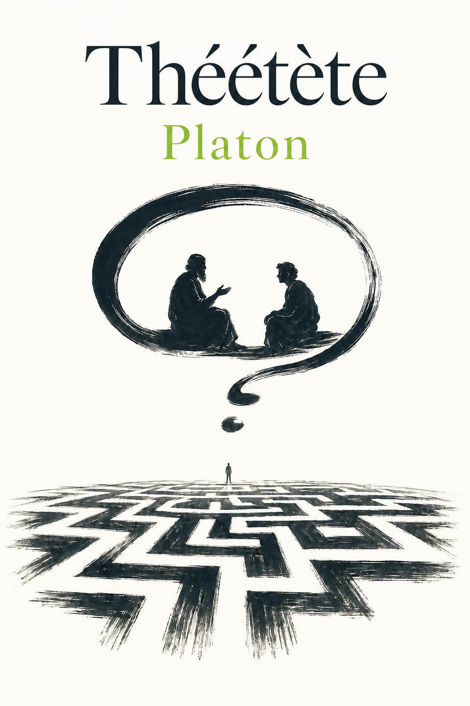 Théétète by Platon, the cover