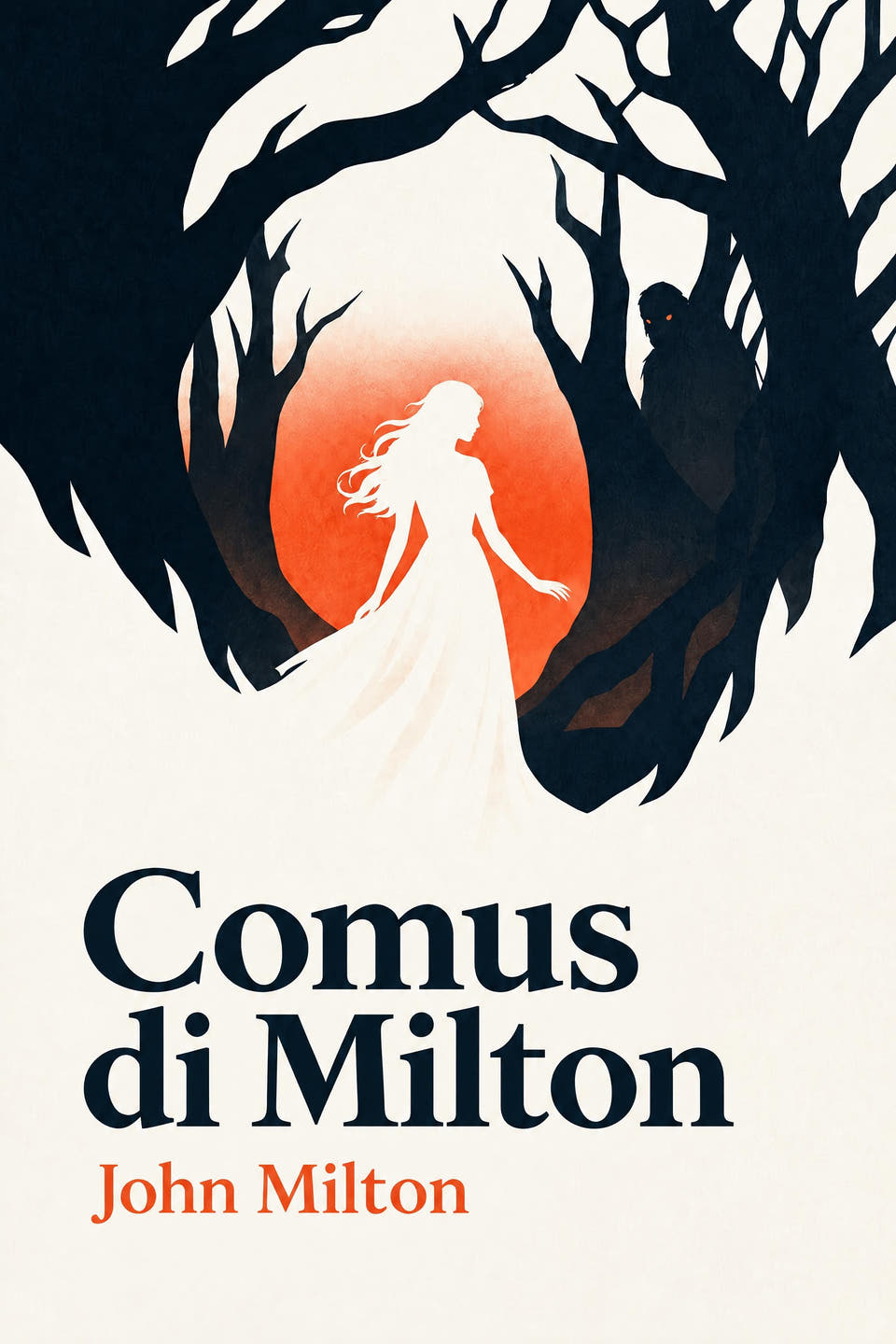 Comus di Milton by John Milton, the cover