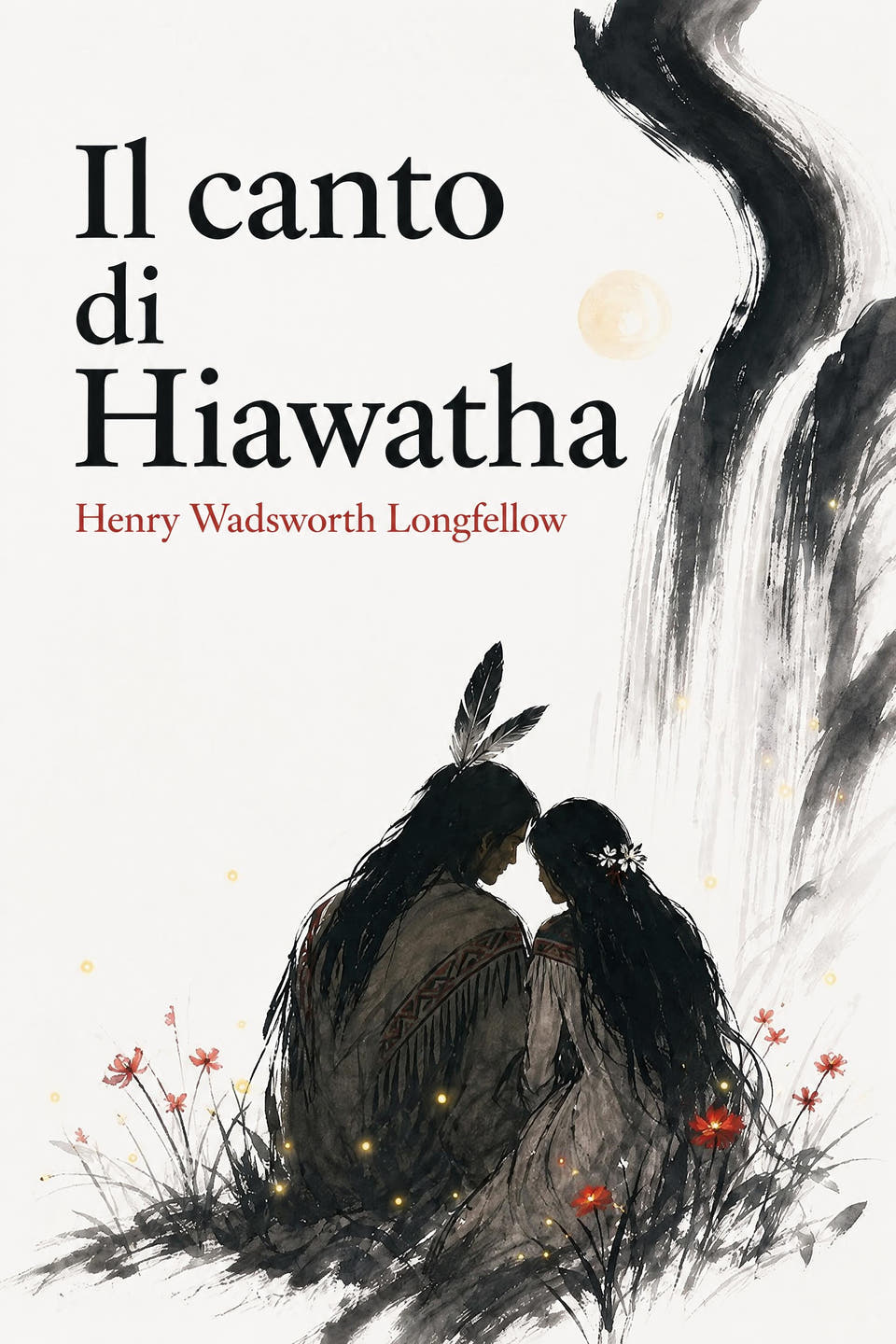 Il canto di Hiawatha by Henry Wadsworth Longfellow, the cover