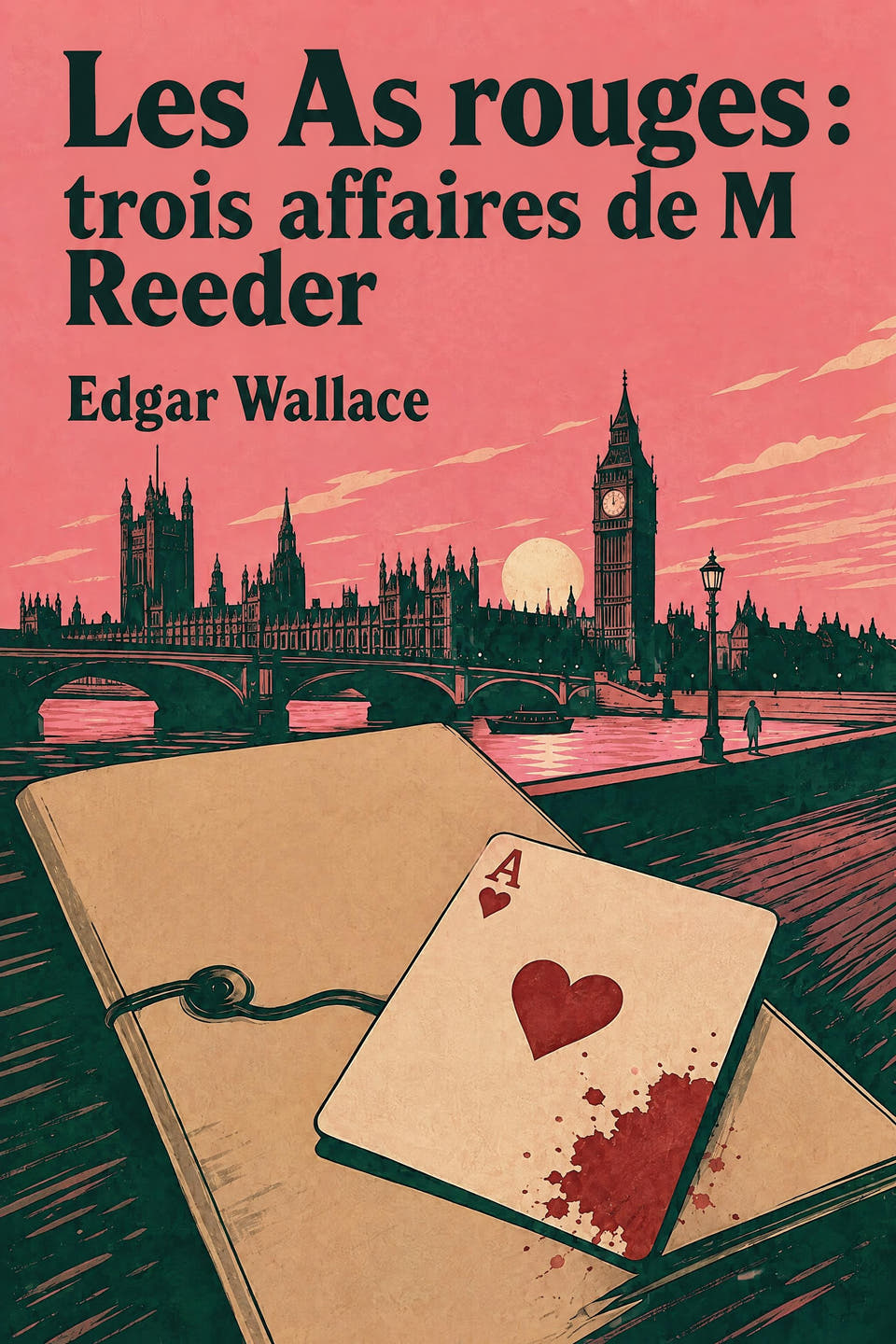 Les As rouges : trois affaires de M. Reeder by Edgar Wallace, the cover