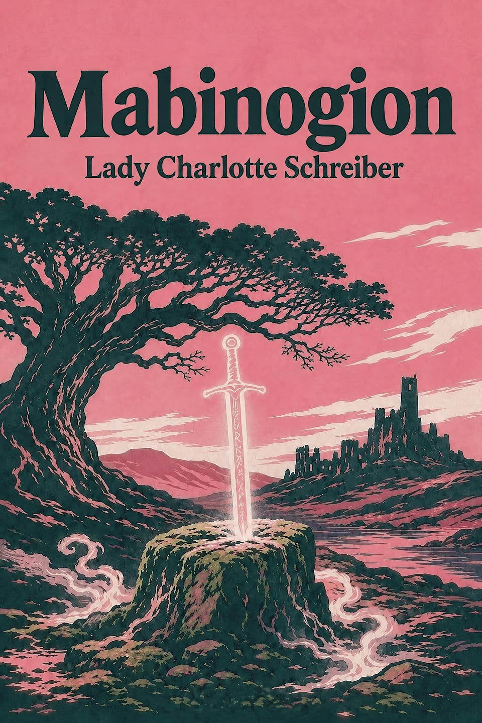 Mabinogion by Lady Charlotte Schreiber, the cover