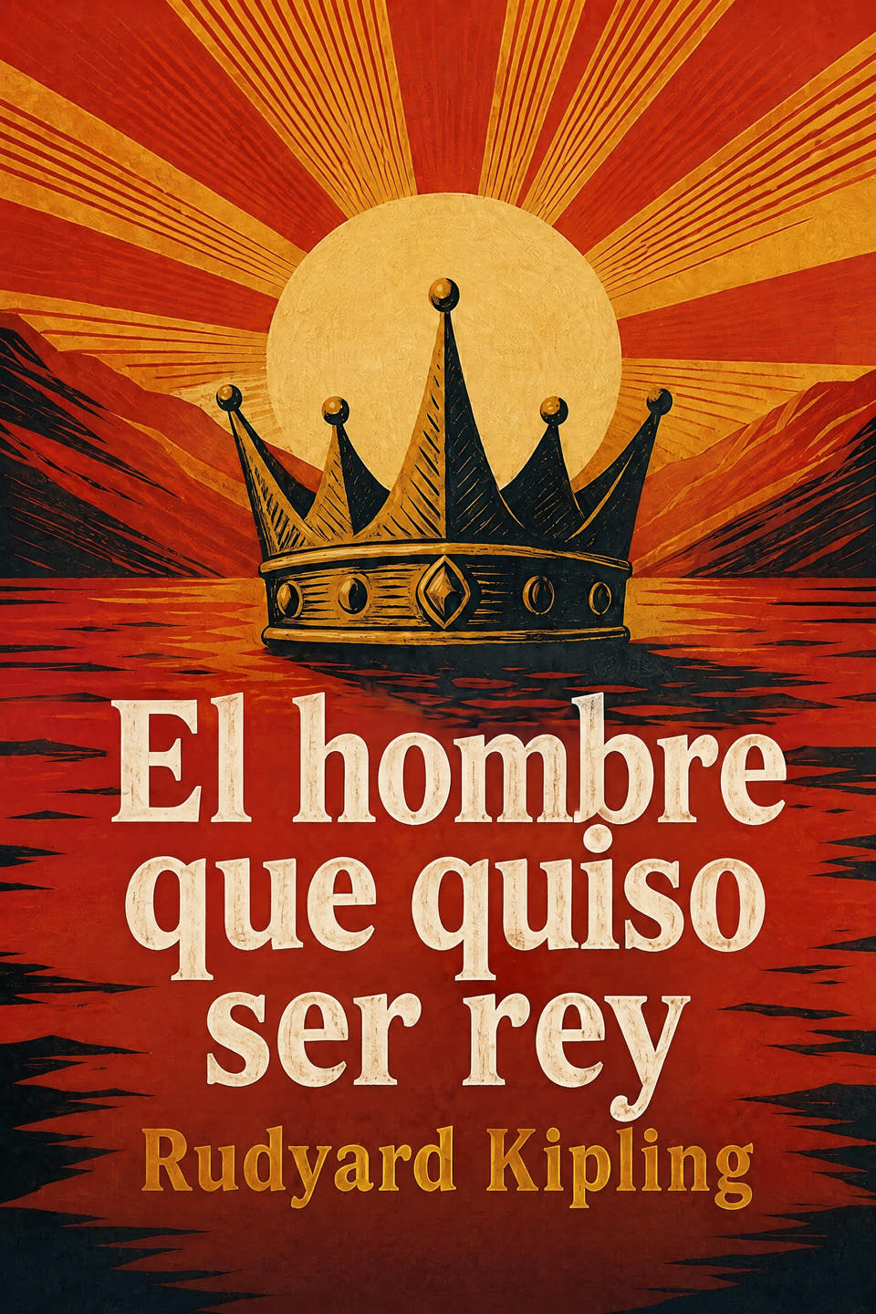 The Man Who Would Be King by Rudyard Kipling, the cover