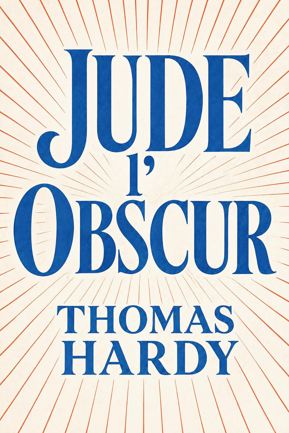 Jude l’Obscur by Thomas Hardy, the cover