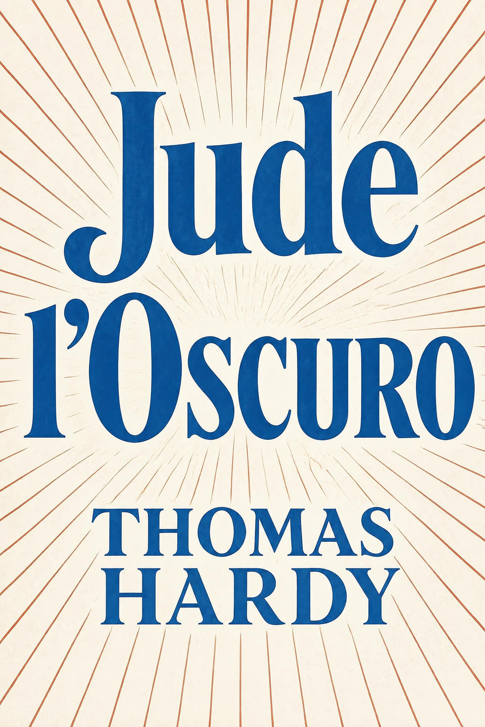 Jude l'Oscuro by Thomas Hardy, the cover