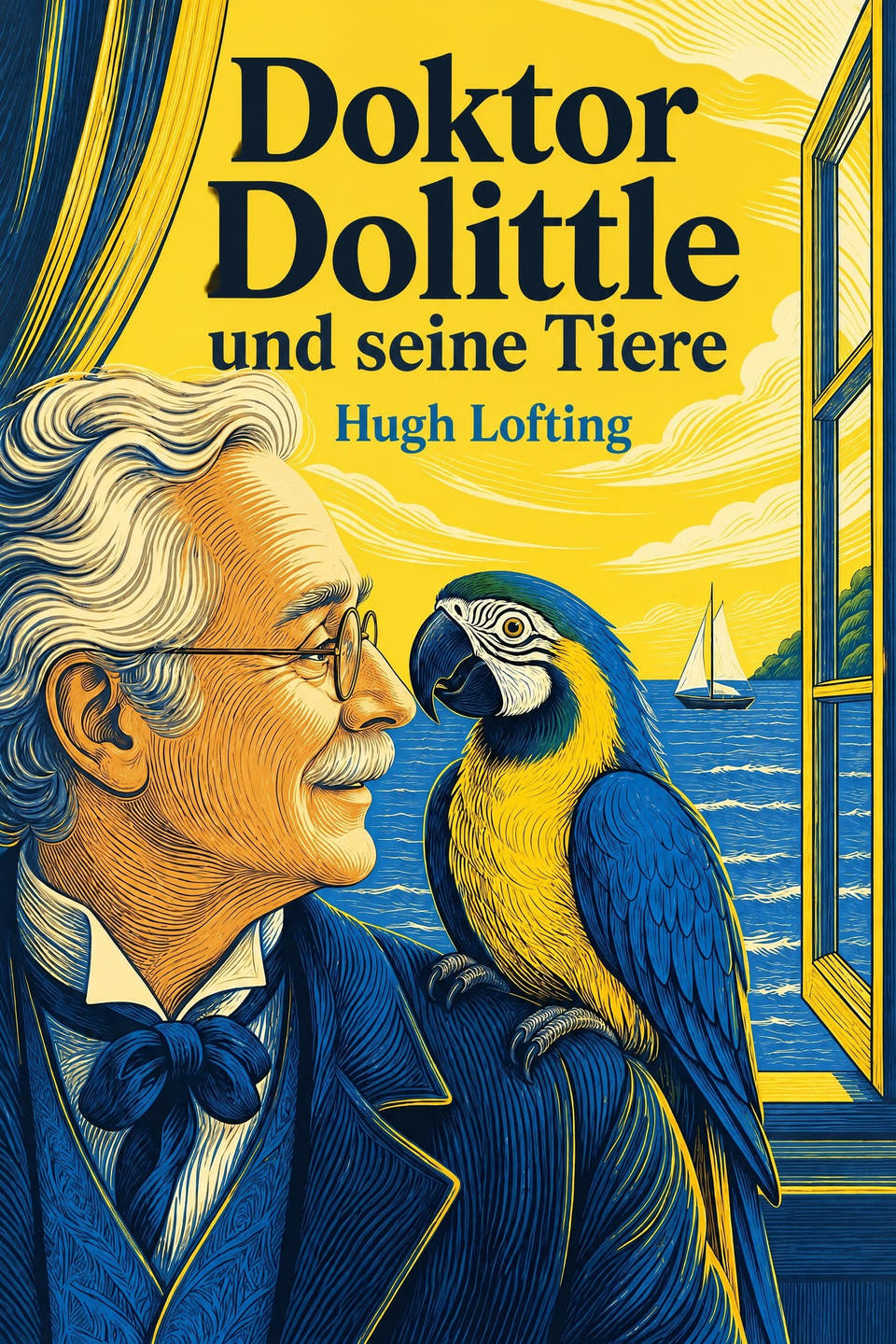 The Story of Doctor Dolittle by Hugh Lofting, the cover