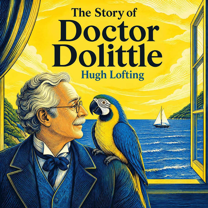 The Story of Doctor Dolittle, the audiobook cover